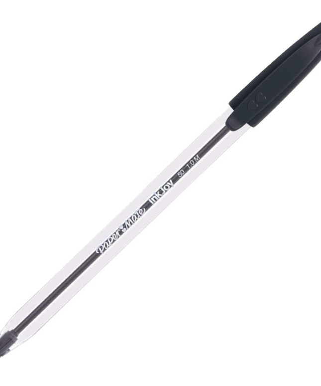 Paper Mate Inkjoy 1.0mm Ballpoint Pens Black (Individual or 60 Pack)