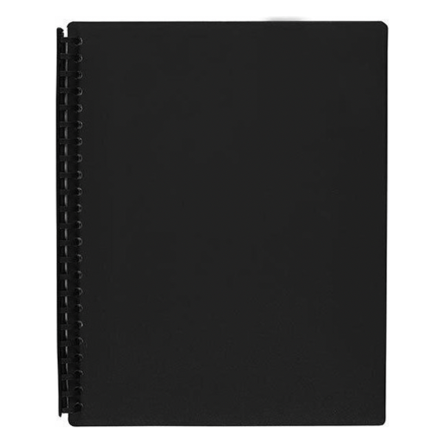 MARBIG® PREMIUM REFILLABLE DISPLAY BOOK A4 20 POCKET (ASSORTED COLOURS)
