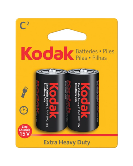 Kodak C Extra Heavy Duty Battery 2 Pack