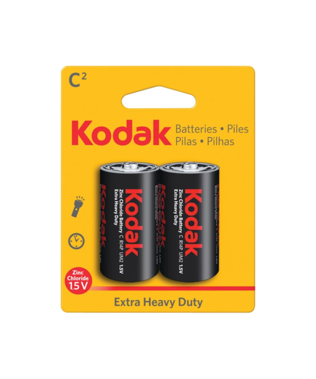 Kodak C Extra Heavy Duty Battery 2 Pack