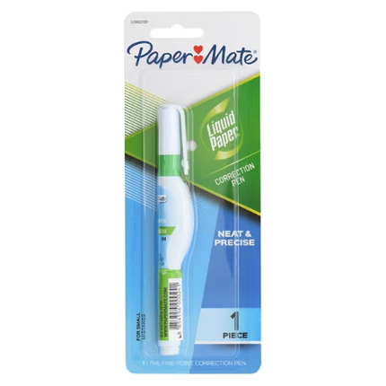 Liquid Paper Correction Pen - 7mL Needle Point White