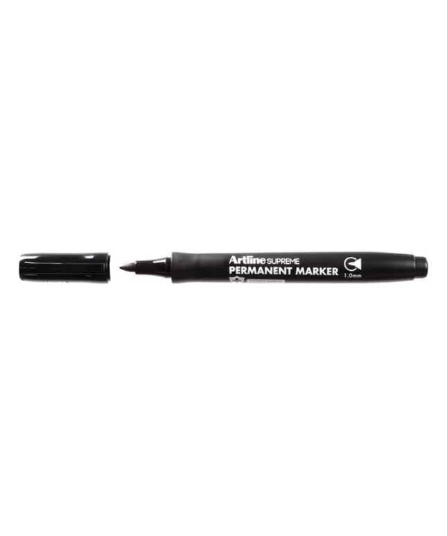 Artline Supreme Permanent Marker Black