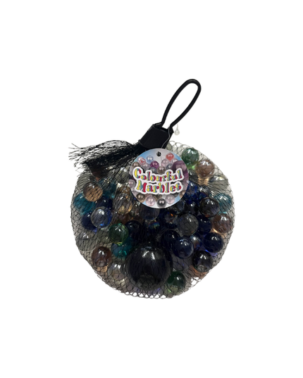 Assorted Marbles in Net