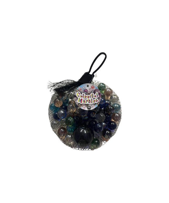Assorted Marbles in Net