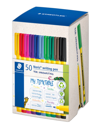 Staedtler 50pk Noris Writing Pen Coloured