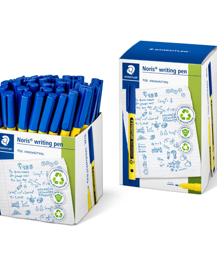 Staedtler 50pk Noris Writing Pens Blue