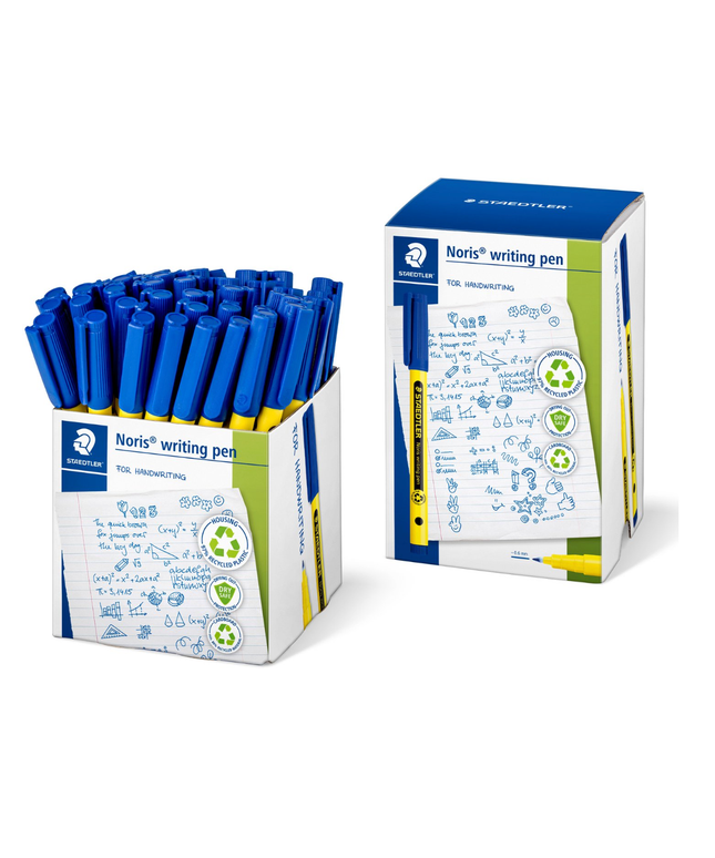 Staedtler 50pk Noris Writing Pens Blue