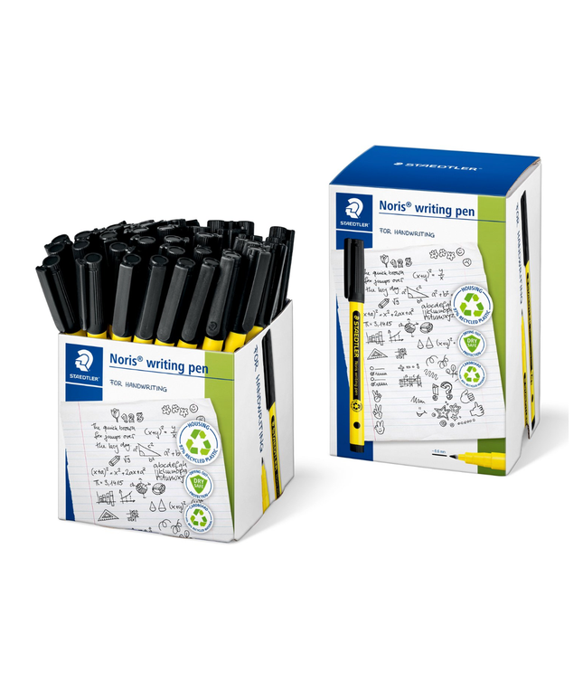 Staedtler 50pk Noris Writing Pens Black