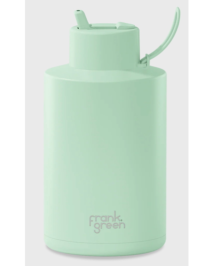 Frank Green 2L Stainless Steel Ceramic Reusable Bottle with Flip Straw Lid