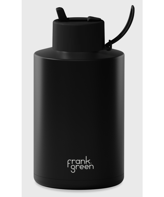 Frank Green 2L Stainless Steel Ceramic Reusable Bottle with Flip Straw Lid