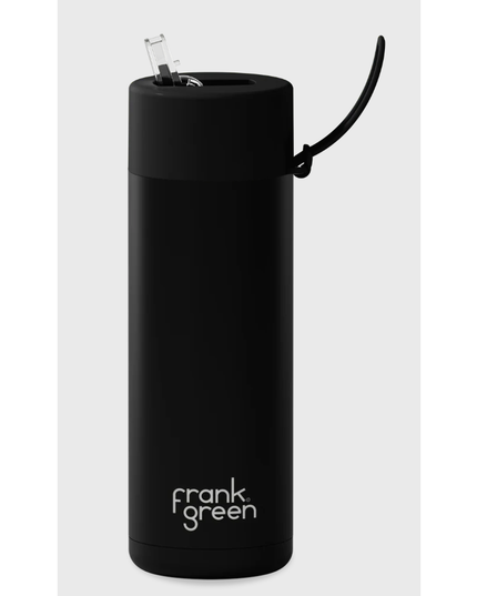 Frank Green 595mL Stainless Steel Ceramic Reusable Bottle with Straw Lid