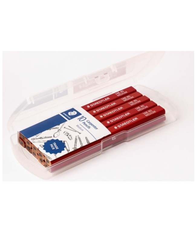 Staedtler Carpenter Pencils 10 Pack Trade