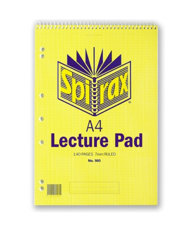 Spirax 905 Lecture Book A4 140 Page