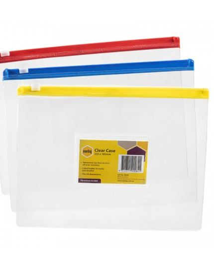 Marbig Clear Case A5 235X185mm Assorted