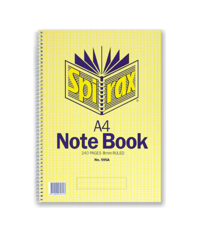 Spirax 595A Notebook A4 240 Page