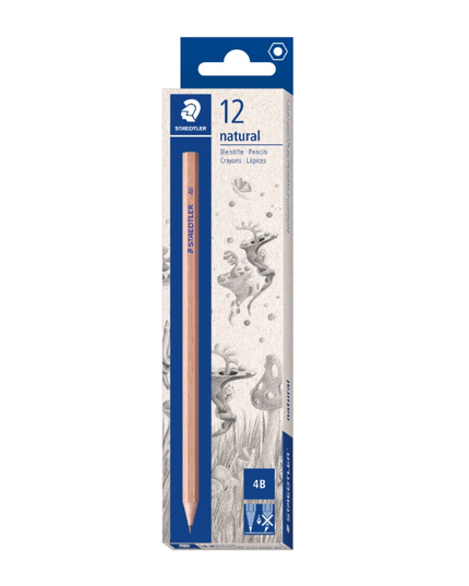 Staedtler Natural 4B Graphite Pencils (Assorted Packs)