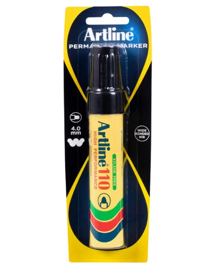 Artline 110 Permanent Marker Black