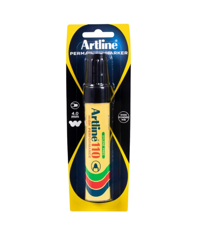 Artline 110 Permanent Marker Black