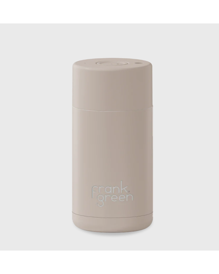 Frank Green Ceramic Reusable Cup with Push Button Lid (355mL)