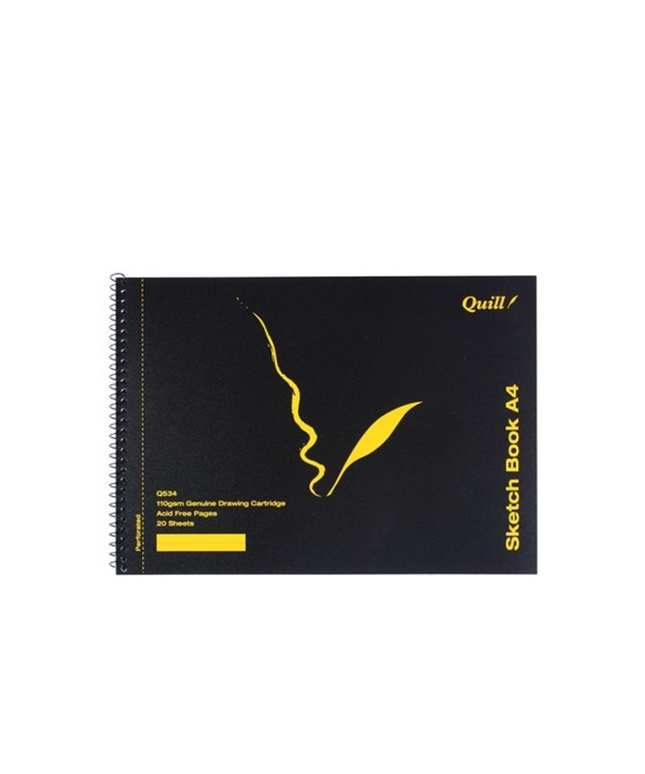Quill Sketch Book Short Bound 110GSM A4 20 Sheets