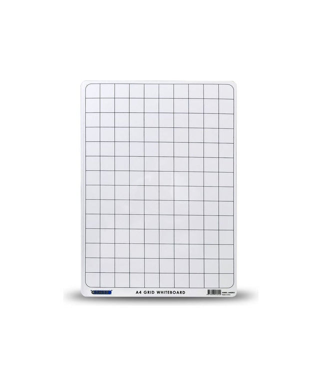 Osmer A4 Flexible Double Sided Whiteboard - Plain and Grid (Each)