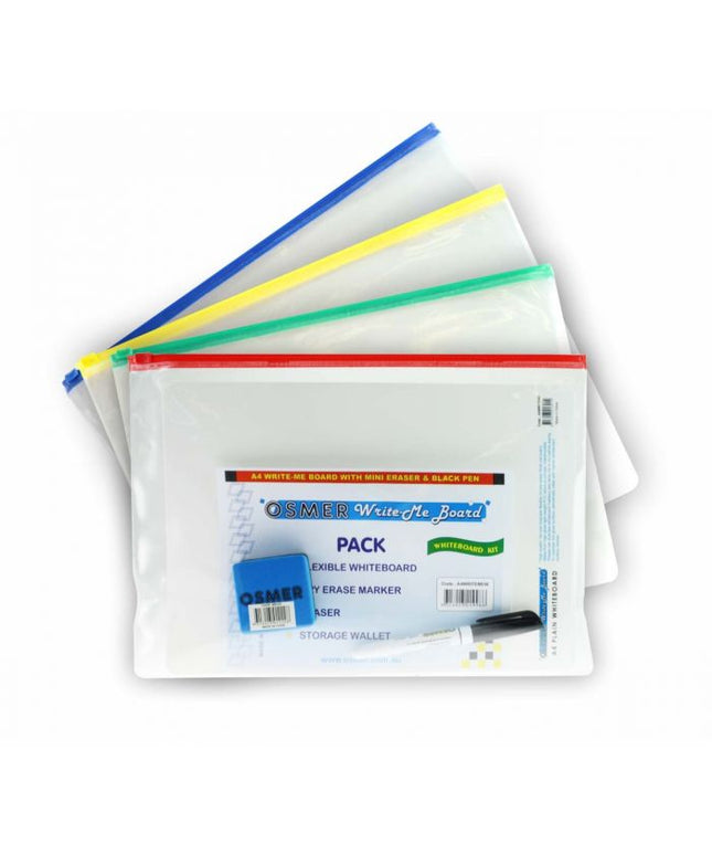 Osmer A4 Write-Me Board Kit (Each)