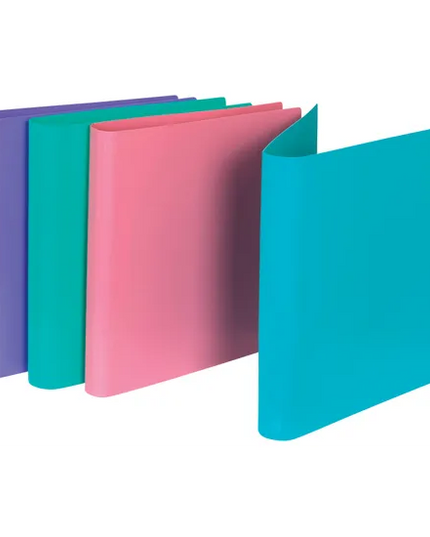 Marbig Soft Cover 2D A4 Ring Binder 25mm Assorted (Each)