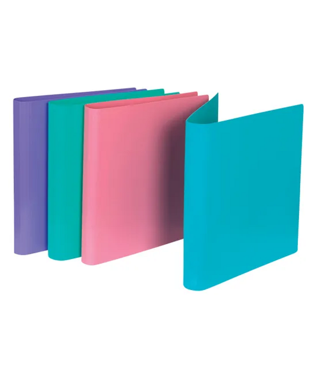 Marbig Soft Cover 2D A4 Ring Binder 25mm Assorted (Each)