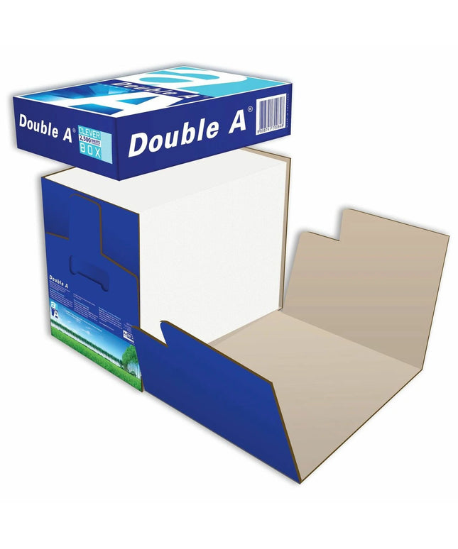 Double A A4 Copy Paper 80gsm Clever Box White 2500 Sheets