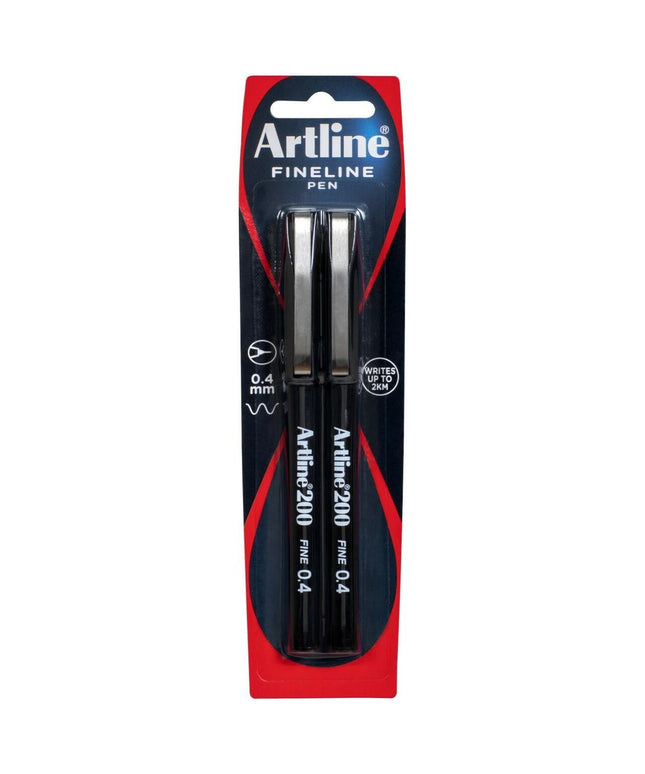 Artline 200 Fineliner 0.4mm Black