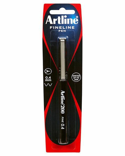 Artline 200 Fineliner 0.4mm Black