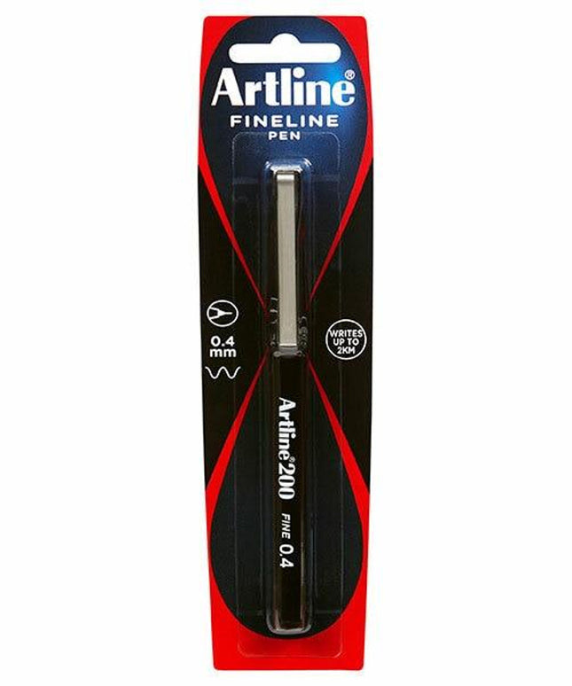 Artline 200 Fineliner 0.4mm Black