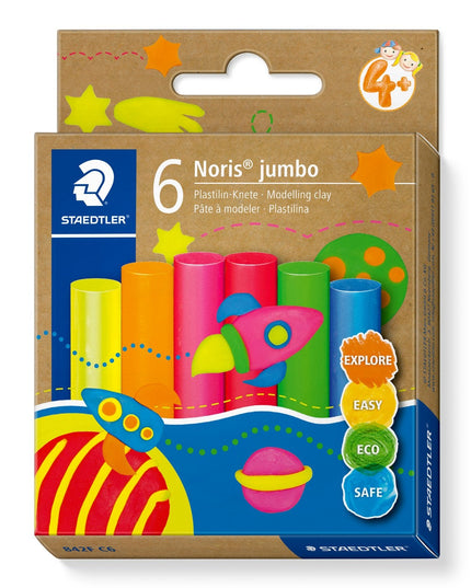 Staedtler Noris Jumbo Modelling Clay (6pk)