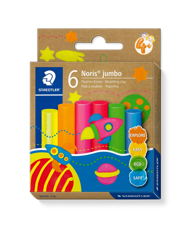 Staedtler Noris Jumbo Modelling Clay (6pk)