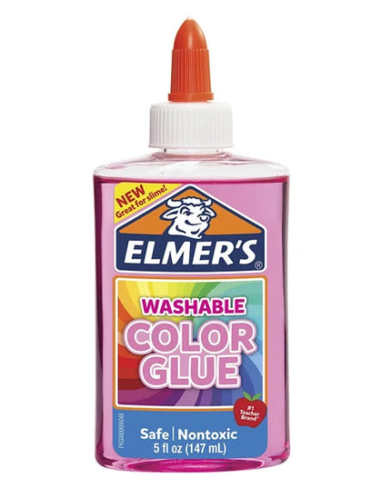Elmer's Washable Colour Glue Hot Pink (147mL)