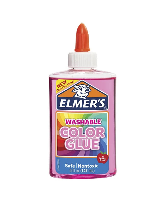 Elmer's Washable Colour Glue Hot Pink (147mL)