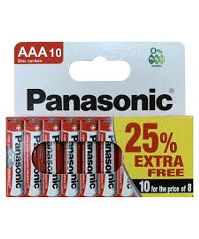 Panasonic AAA Zinc 10's Batteries