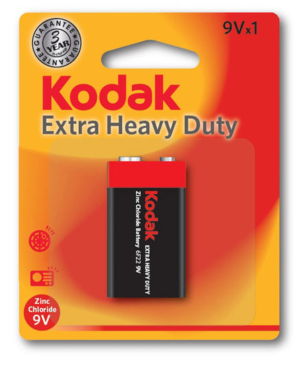 Kodak 9V Extra Heavy Duty Battery