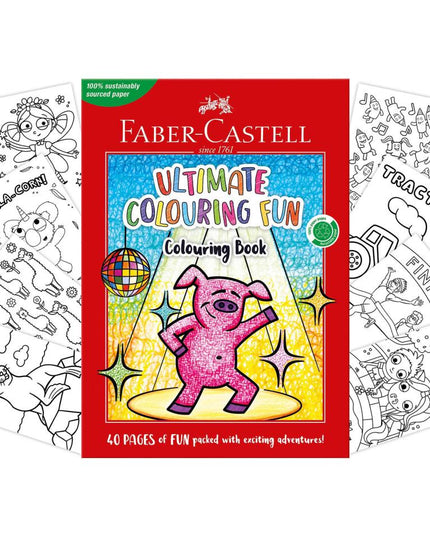 Faber Castell Ultimate Colouring Fun Colouring Book (40 Pages)