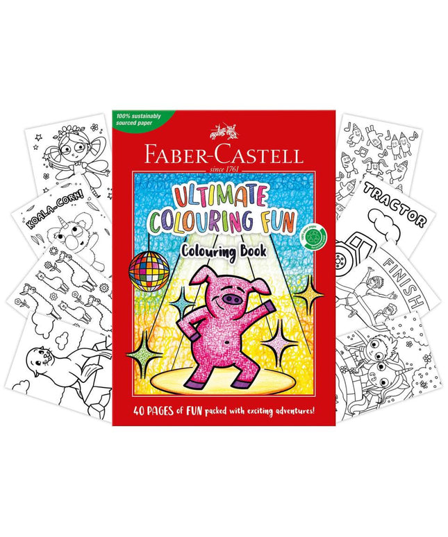 Faber Castell Ultimate Colouring Fun Colouring Book (40 Pages)