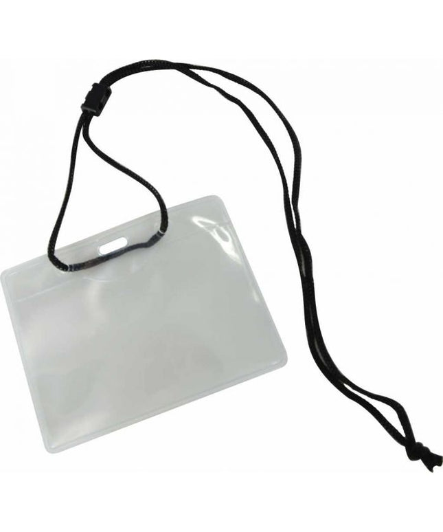 Osmer Black Cord Lanyard & ID Pouch