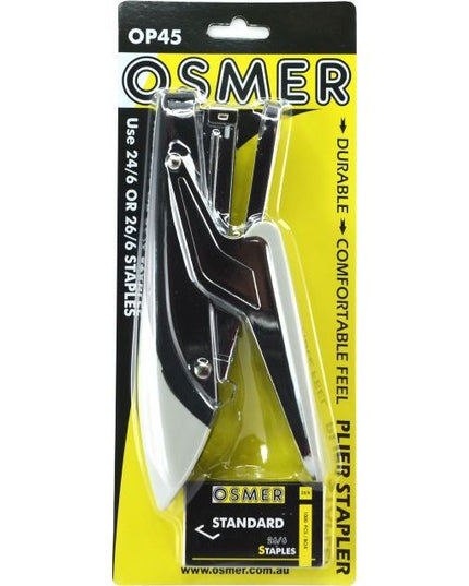 Osmer Plier Stapler with Box 1000 26/6 Staples