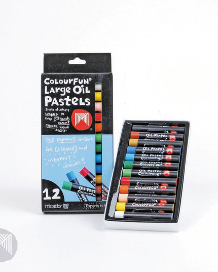 Micador 12 Pack Oil Pastels