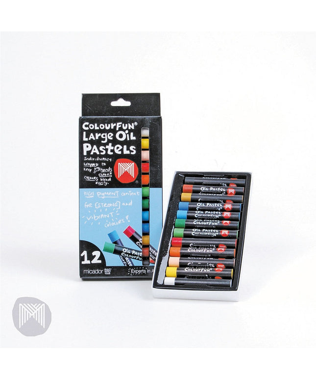Micador 12 Pack Oil Pastels