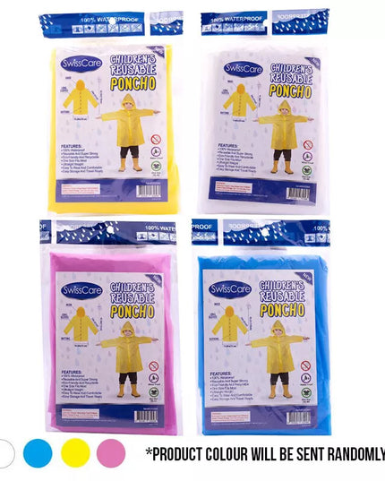 SwissCare Kid's Reusable Rain Coat