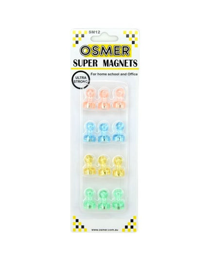 Osmer Super Magnets Pack of 12