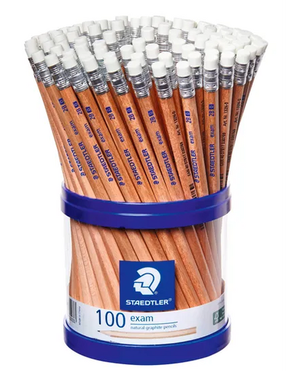 Staedtler Exam Pencils 2B 100pk